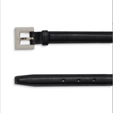 Anine Bing Nicola Belt | Black/Silver