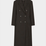 Camilla and Marc Saxony Double Breasted Coat | Espresso Pindot