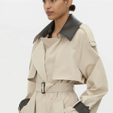 Camilla and Marc Passage Wide Sleeve Volumous Trench | Stone