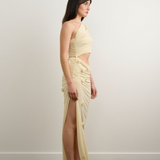 DZO Floral Lara Dress | Soft Yellow