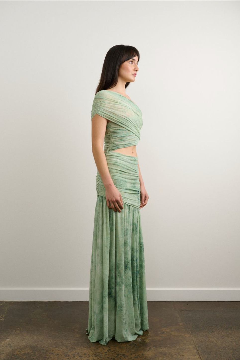 DZO Tiana Dress | Green Floral