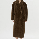 Camilla and Marc Nala Furry Coat | Truffle
