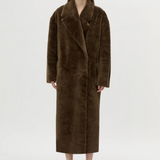 Camilla and Marc Nala Furry Coat | Truffle