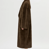 Camilla and Marc Nala Furry Coat | Truffle
