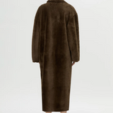 Camilla and Marc Nala Furry Coat | Truffle