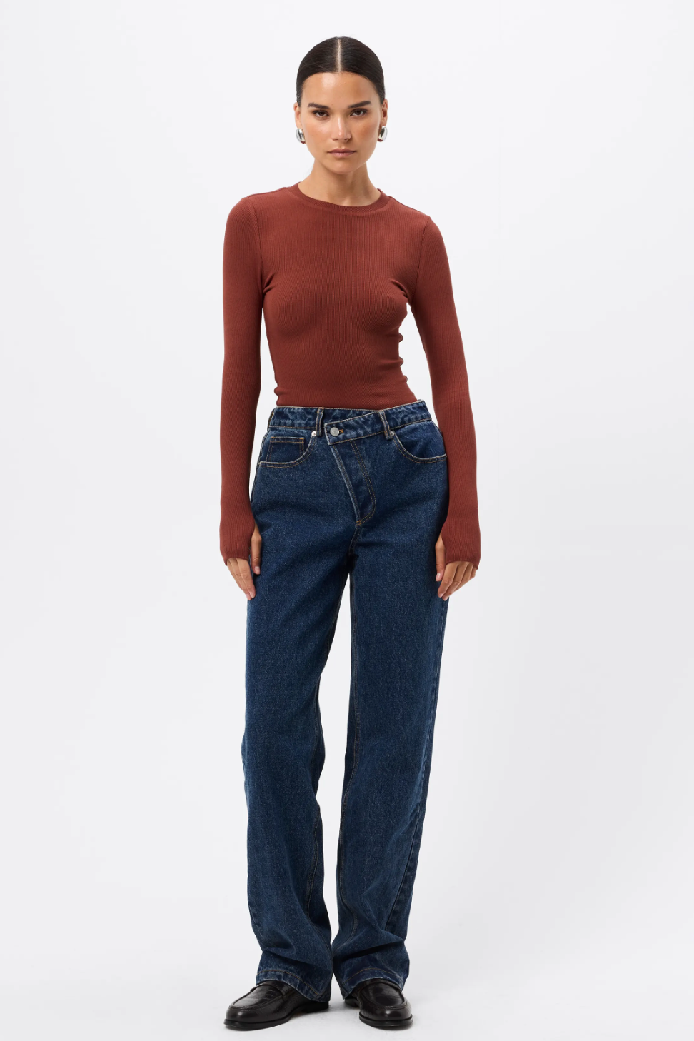 Mossman Brooklyn Top | Rust