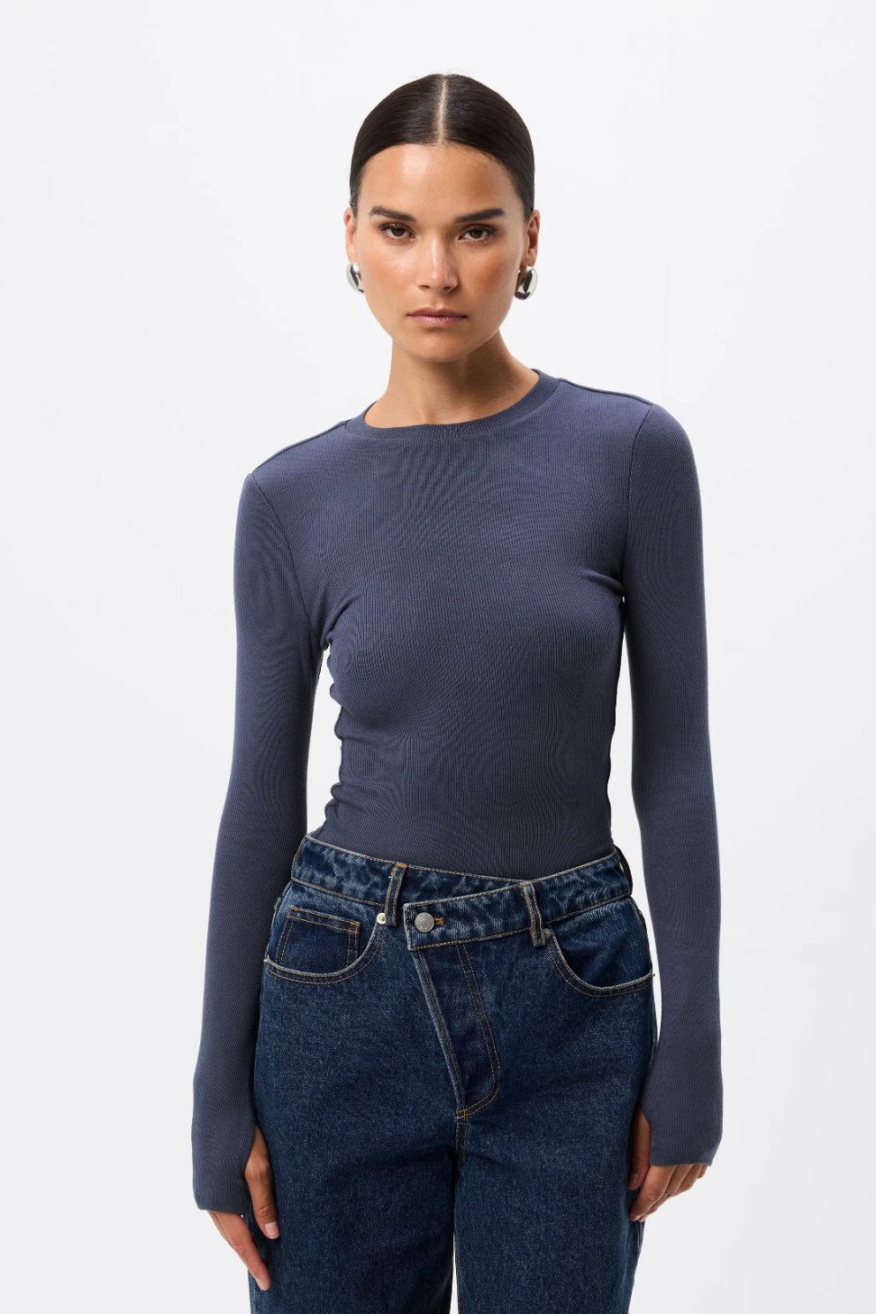 Mossman Brooklyn Top | Sapphire