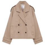 Anine Bing Rickie Cropped Trench | Beige (PRE-ORDER)