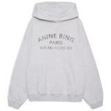 Anine Bing Harvey Sweatshirt Paris Stencil | Heather Grey (PRE-ORDER)
