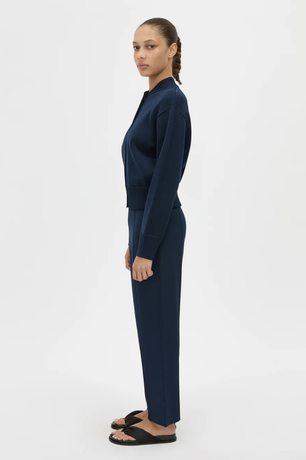 Camilla and Marc Amedeo Knit Jacket | Dark Navy