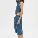 Camilla and Marc Eleni Denim Top | Classic Blue Neps