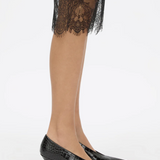 Camilla and Marc Rhys Croc Pump | Black Croc