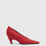 Camilla and Marc Wave Textured Pump | Red
