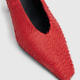 Camilla and Marc Wave Textured Pump | Red
