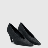 Camilla and Marc Wave Textured Pump | Black