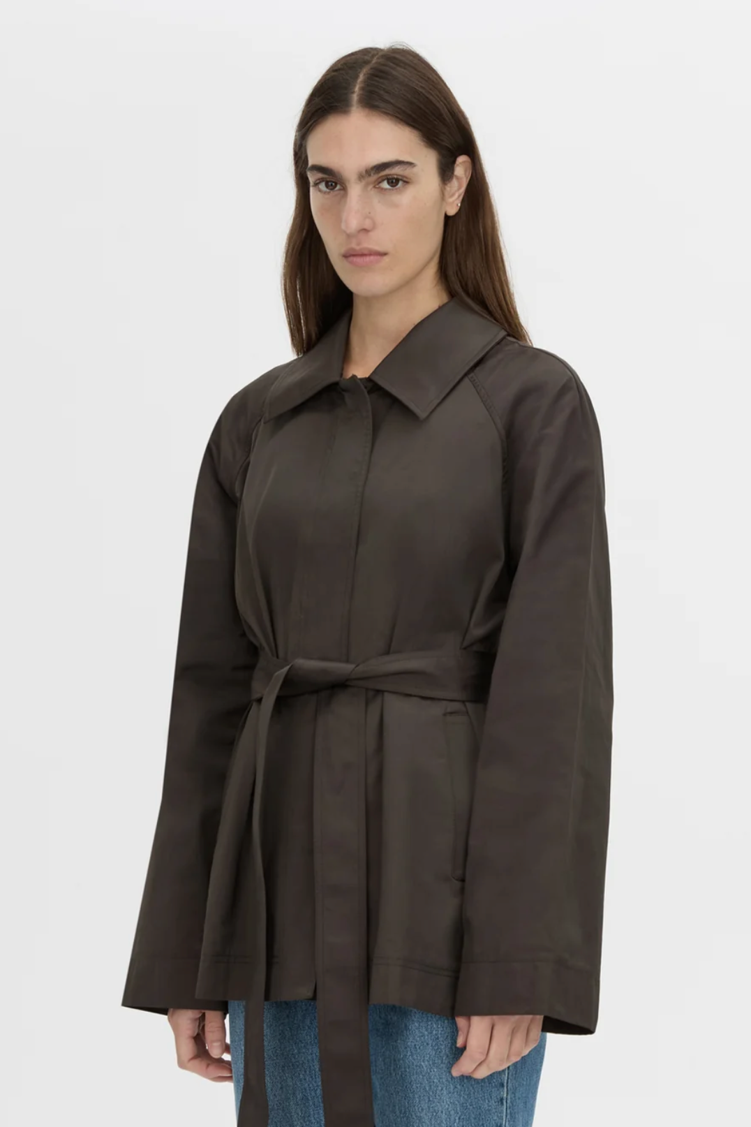 Camilla and Marc Aidra Short Trench Coat | Hickory
