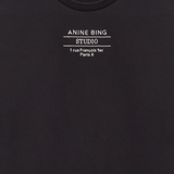 Anine Bing Shelley Studio Tee | Black