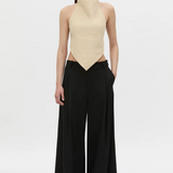 Camilla and Marc Oren Stripe Crop Top | Ochre Stripe