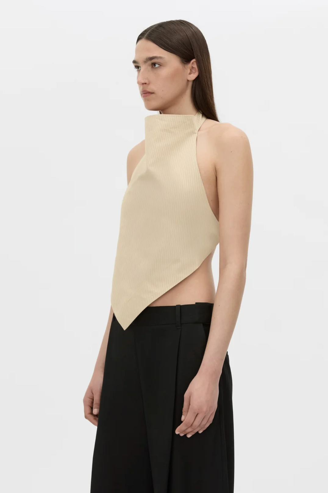 Camilla and Marc Oren Stripe Crop Top | Ochre Stripe