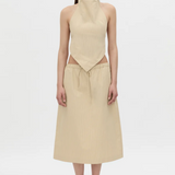 Camilla and Marc Oren Stripe Crop Top | Ochre Stripe