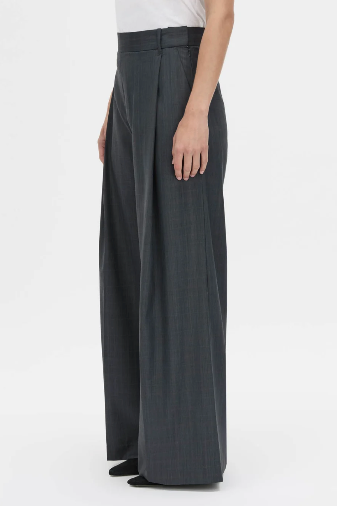 Camilla and Marc Ivar Pant | Navy Chocolate Check