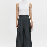 Camilla and Marc Ivar Pant | Navy Chocolate Check