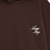 Anine Bing Harvey Sweatshirt Monogram | Chocolate Brown (PRE-ORDER)