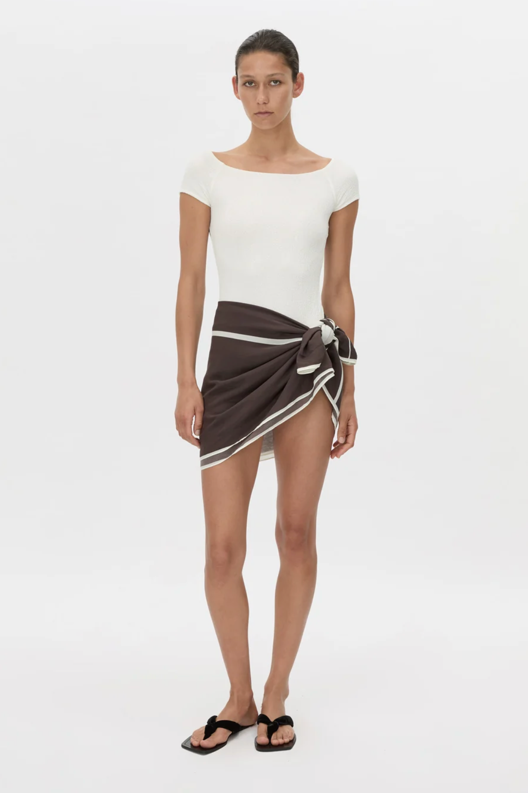 Camilla and Marc Holloway Sarong | Dark Chocolate (PRE-ORDER)