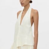 Camilla and Marc Casey Top | Cream Stripe (PRE-ORDER)