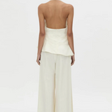 Camilla and Marc Casey Top | Cream Stripe (PRE-ORDER)