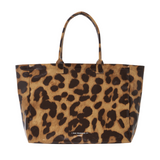 Anine Bing Leo Coated Canvas Tote | Leopard