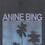 Anine Bing Miles Sweatshirt Palms | Washed Grey