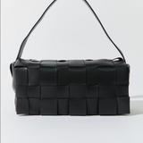 St Agni Woven Envelope Slim Tote | Black