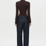 Camilla and Marc Ashlar Knit Bodysuit | Espresso