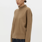 Camilla and Marc Margot Turtleneck Knit Sweater | Cinnamon