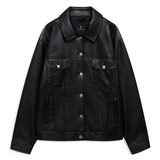 Anine Bing Rory Jacket | Black Recycled Leather (PRE-ORDER)