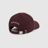 Anine Bing Jeremy Baseball Cap | Burgundy