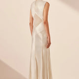 Shona Joy Moraya Godet Maxi Dress | Pearl