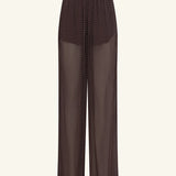 Shona Joy Maddox Drawstring Pant | Ristretto/ Sky