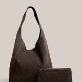 Vestirsi Sienna Suede Hobo 2.0 | Dark Chocolate