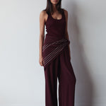Silk Square Scarf Merlot