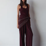 Silk Square Scarf Merlot
