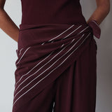 Silk Square Scarf Merlot
