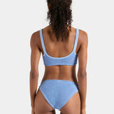 Hunza G Sonya Bikini | Crinkle Cornflower