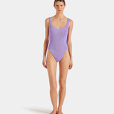 Hunza G Square Neck Swim | Lilac (PRE-ORDER)