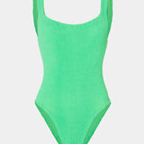 Hunza G Square Neck Swim | Lime