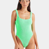 Hunza G Square Neck Swim | Lime
