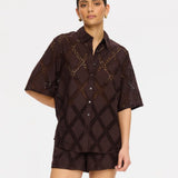 Kivari Izzy Shirt | Chocolate (PRE-ORDER)