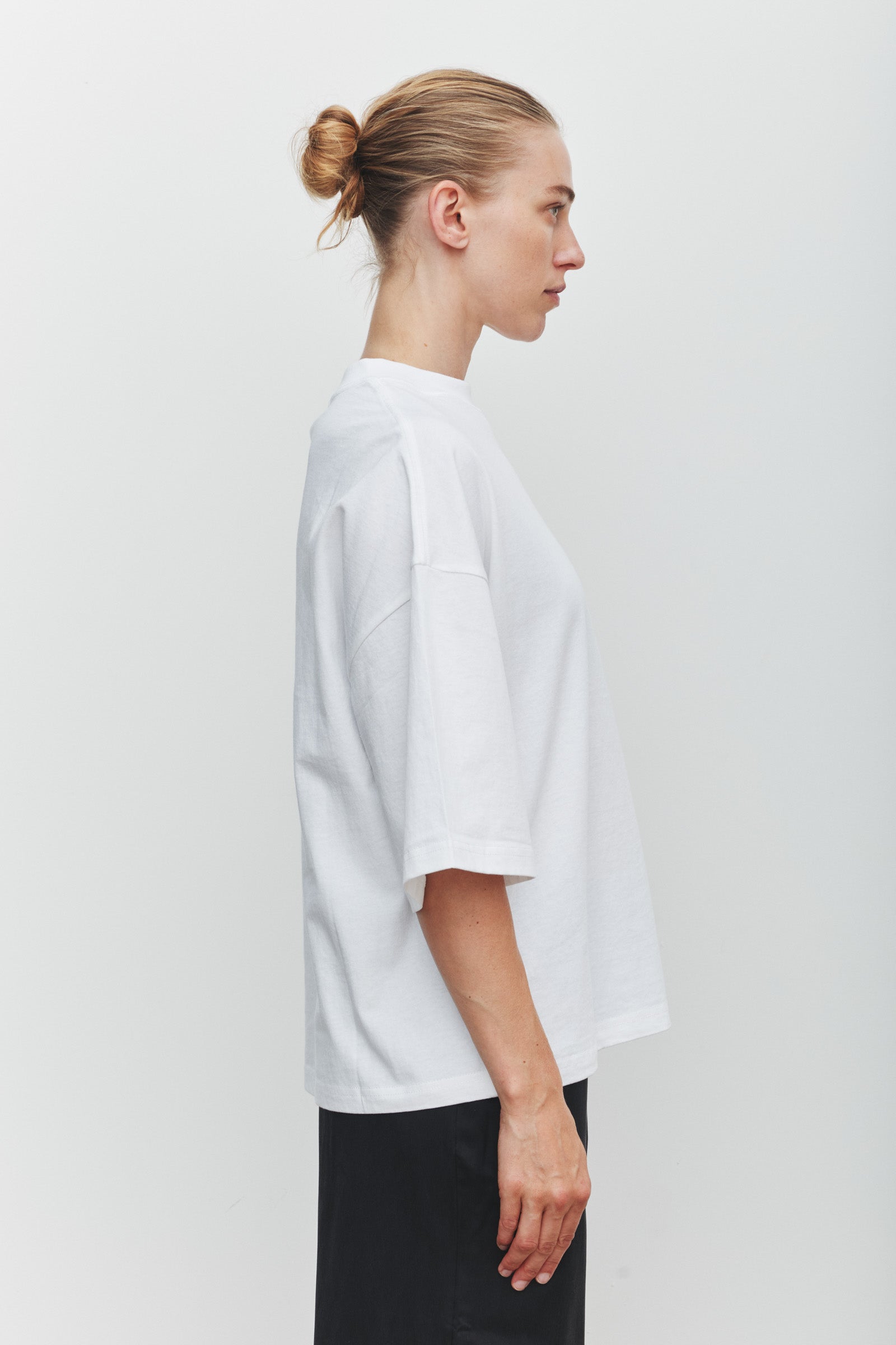 Max Cotton Oversized Tee White