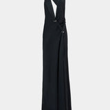 Misha The Harlow Satin Dress | Black